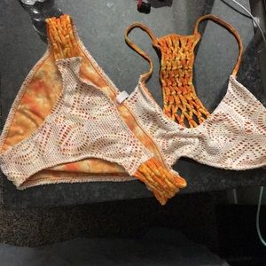 Orange bikini